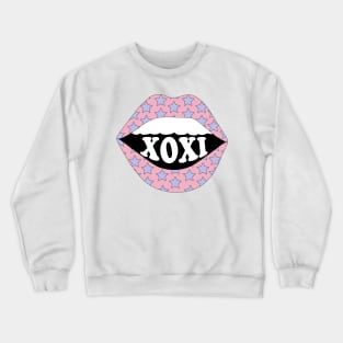 XOXI Pink Lips Crewneck Sweatshirt